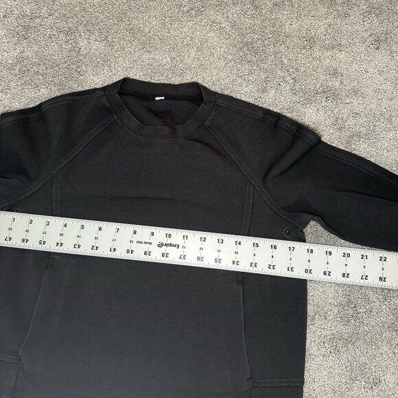 Lululemon Athletica On-Track Crew Womens 4 Black Pullover Sweatshirt - Picture 8 of 11